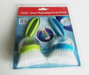 Cepillo dispensador de jabon