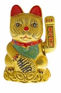 El gato chino atrae la abundancia