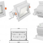 Luckyarn es especialista en importación desde China de iluminación LED, especialmente focos para tienda como este